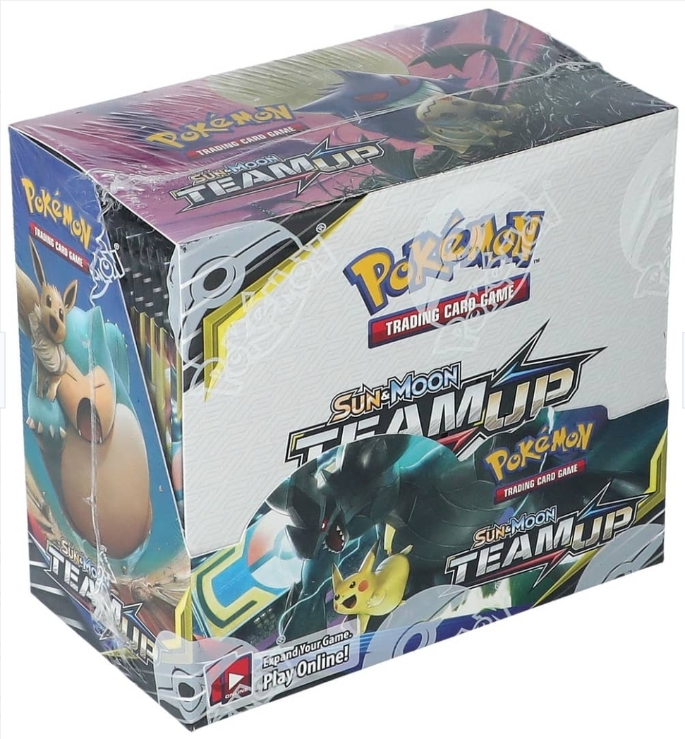 Pokémon TCG: Sun & Moon—Team Up Factory-Sealed Booster Box