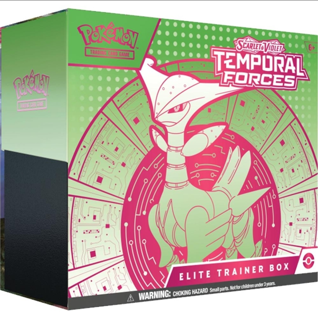 Pokémon TCG: Scarlet & Violet—Temporal Forces Iron Leaves Elite Trainer Box