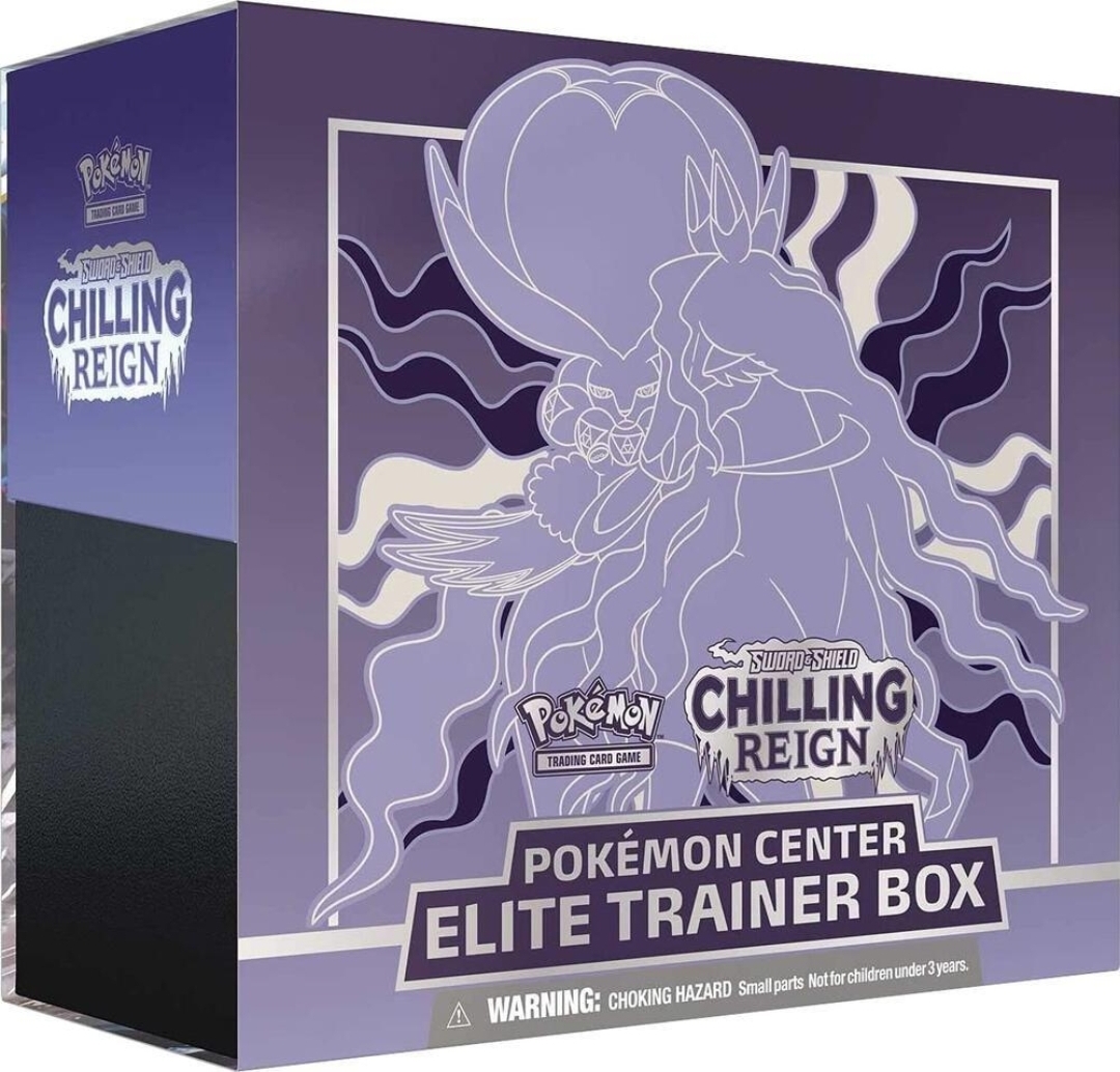 Pokémon TCG: Sword & Shield—Chilling Reign Pokémon Center Exclusive Elite Trainer Box (Shadow Rider Calyrex)