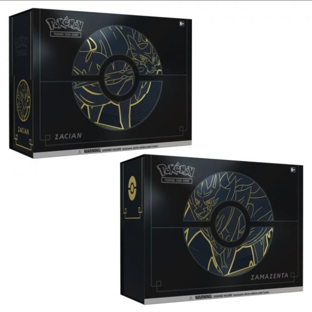 Pokémon TCG: Sword & Shield—Zacian and Zamazenta Elite Trainer Box Set
