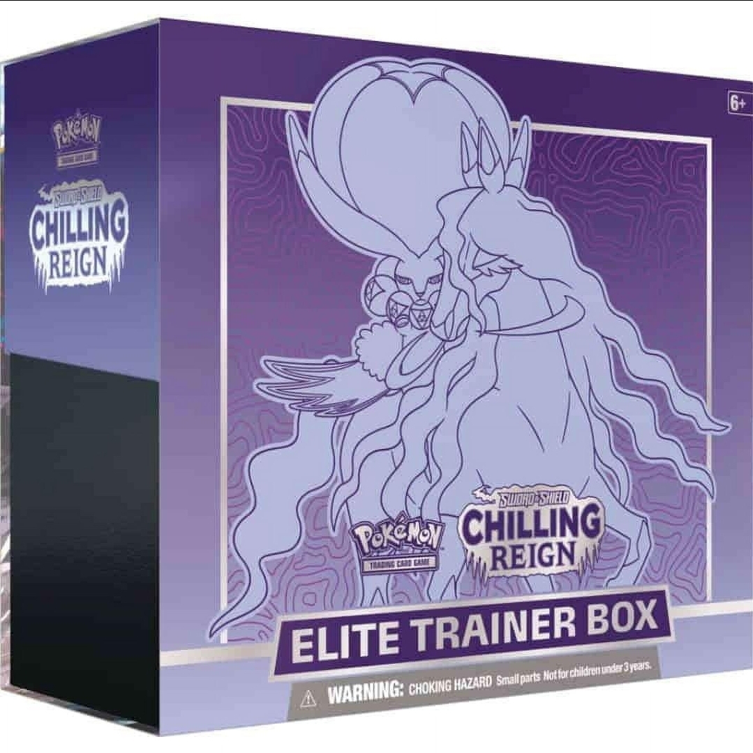 Pokémon TCG: Sword & Shield — Chilling Reign Shadow Rider Calyrex Elite Trainer Box